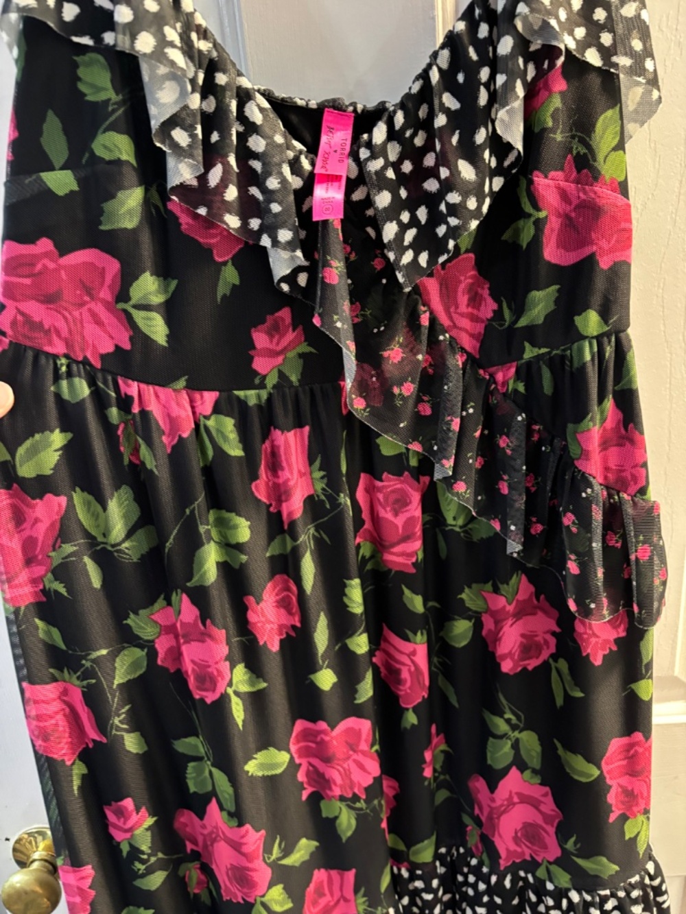 Torrid Betsey Johnson maxi dress 00x 10 - Picture 4 of 11